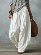 Women Boho Off-Shoulder Blouse &amp; Harem Pants Set